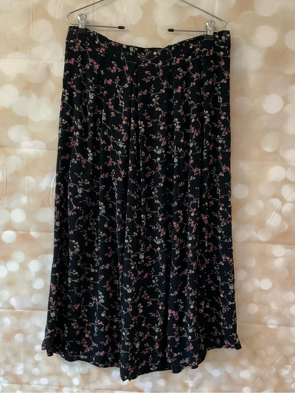 Vintage hot Stuff Floral Maxi Skirt